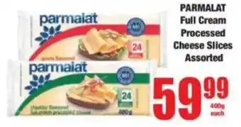 Boxer PARMALAT Full Cream Processed Cheese Slices Assorted offer