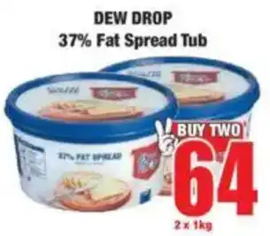 Boxer DEW DROP 37% Fat Spread Tub offer