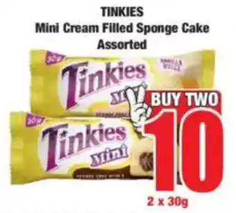 Boxer TINKIES Mini Cream Filled Sponge Cake Assorted offer