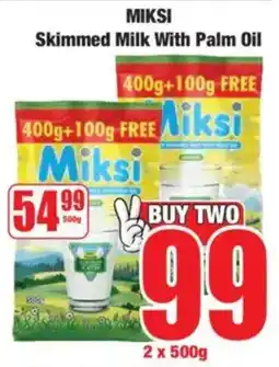 Boxer MIKSI Skimmed Milk With Palm Oil offer