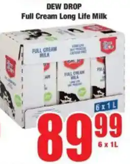 Boxer DEW DROP Full Cream Long Life Milk offer