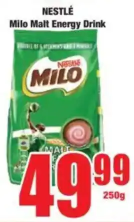 Boxer NESTLÉ Milo Malt Energy Drink offer