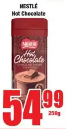 Boxer NESTLÉ Hot Chocolate offer