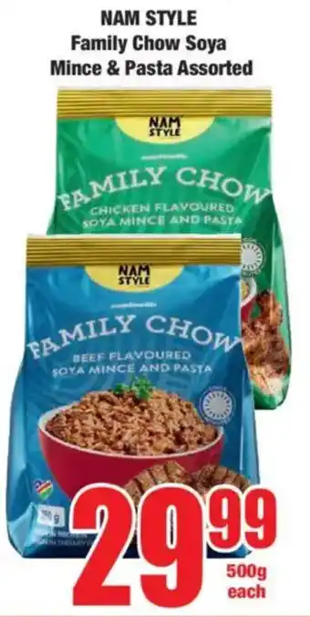 Boxer NAM STYLE Family Chow Soya Mince & Pasta Assorted offer