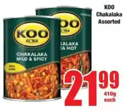 Boxer KOO Chakalaka Assorted offer