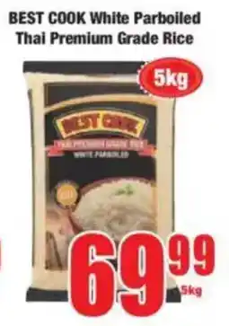 Boxer BEST COOK White Parboiled Thai Premium Grade Rice offer
