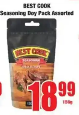 Boxer BEST COOK Seasoning Doy Pack Assorted offer