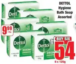 Boxer DETTOL Hygiene Bath Soap Assorted offer