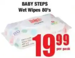 Boxer BABY STEPS Wet Wipes offer