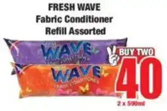 Boxer FRESH WAVE Fabric Conditioner Refill Assorted offer