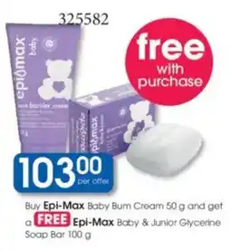 Clicks Epi-Max Baby Bum Cream offer