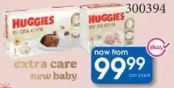 Clicks Huggies extra care new baby offer