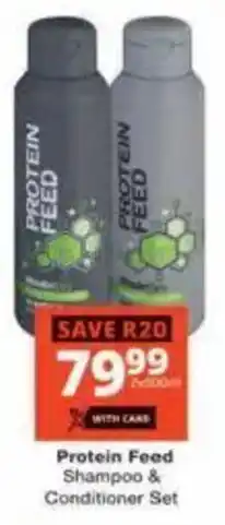 Checkers Protein Feed Shampoo & Conditioner Set offer