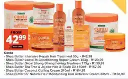 Checkers Cantu Product Range offer