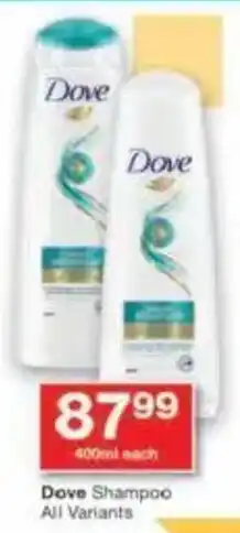 Checkers Dove Shampoo All Variants offer