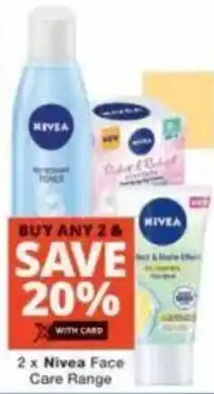 Checkers Nivea Face Care Range offer