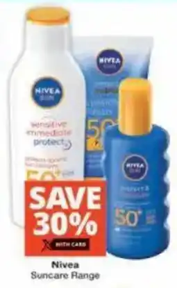 Checkers Nivea Suncare Range offer