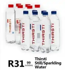 Take 'n Pay Thirsti Still/ Sparkling Water offer