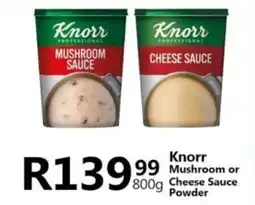 Take 'n Pay Knorr Mushroom or Cheese Sauce Powder offer
