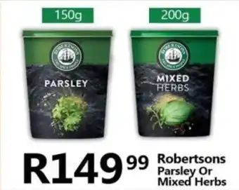 Take 'n Pay Robertsons Parsley Or Mixed Herbs offer