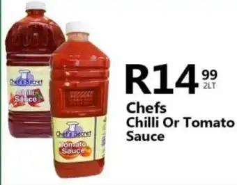 Take 'n Pay Chefs Chilli Or Tomato Sauce offer