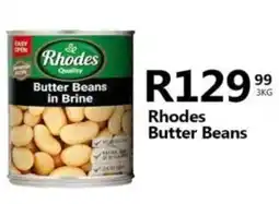 Take 'n Pay Rhodes Butter Beans offer