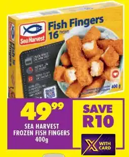 Shoprite SEA HARVEST FROZEN FISH FINGERS 400g offer