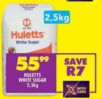 Shoprite Huletts White Sugar 2.5kg offer