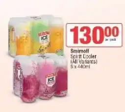 Spar Tops Smirnoff Spirit Cooler (All Variants) offer