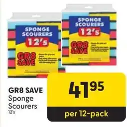 Makro GR8 SAVE Sponge Scourers 12's offer