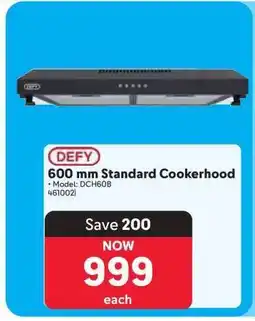 Makro DEFY 600 mm Standard Cookerhood offer