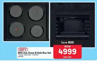 Makro DEFY 600 mm Oven & Hob Box Set offer