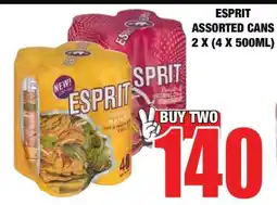 Boxer ESPRIT ASSORTED CANS 2 X (4 X 500ML) offer