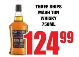 Boxer THREE SHIPS Mash Tun Whisky 750ml offer