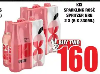 Boxer KIX Sparkling Rose Spritzer NRB 2 x (6 x 330ml) offer