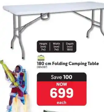 Makro 180 cm Folding Camping Table offer