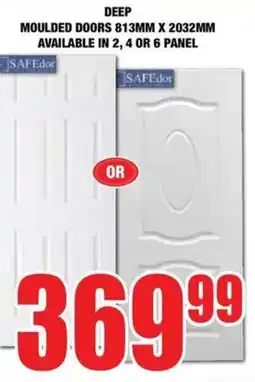 Boxer Build Deep moulded doors offer