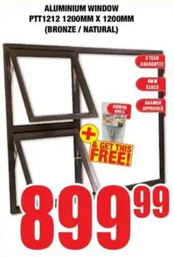 Boxer Build Aluminium window ptt1212 offer