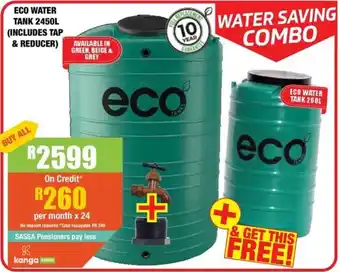 Boxer Build Water saving combo offer