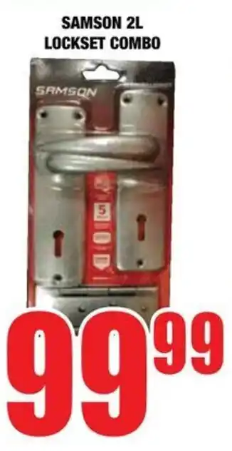 Boxer Build Samson 2L lockset combo offer