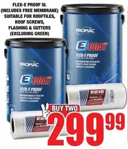 Boxer Build Flex-e proof suitable for rooftiles, roof screws, flashing & gutters offer