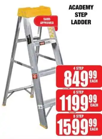 Boxer Build Academy step ladder offer