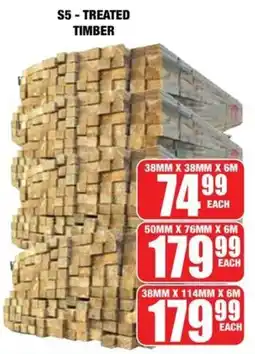 Boxer Build S5-treated timber offer