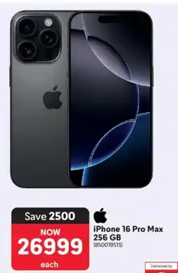 Makro Apple iPhone 16 Pro Max 256GB offer