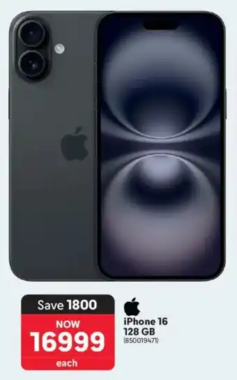 Makro Apple iPhone 16 128GB offer