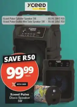 Checkers Xceed Pulse Disco Speaker 5W offer