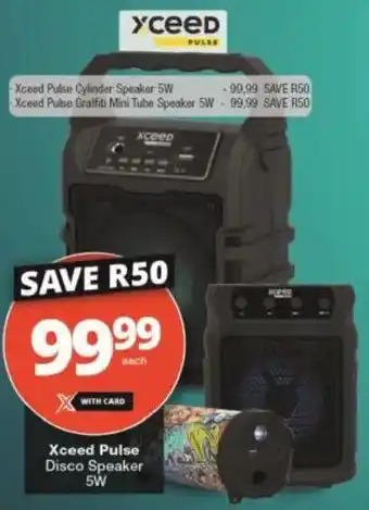 Checkers Xceed Pulse Disco Speaker 5W offer