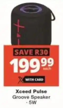 Checkers Xceed Pulse Groove Speaker offer