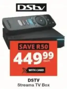 Checkers DSTV Streama TV Box offer