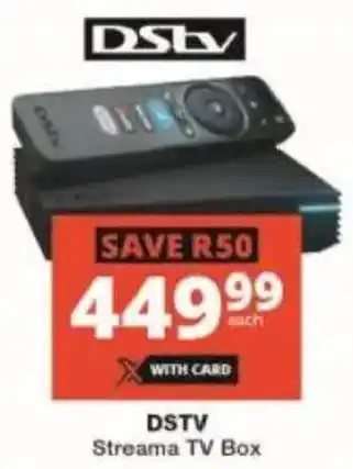 Checkers DSTV Streama TV Box offer